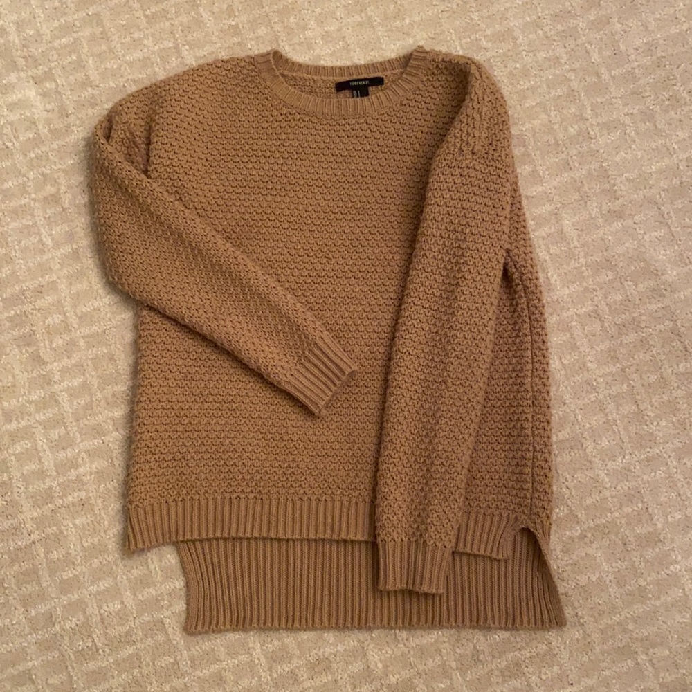 Tan sweater!